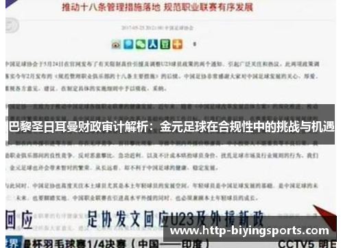 巴黎圣日耳曼财政审计解析：金元足球在合规性中的挑战与机遇